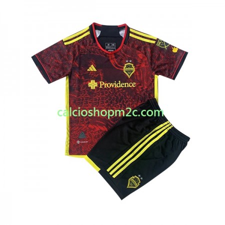 Seattle Sounders FC Bambino Maglia Trasferta 2023 Manica Corta (+ Pantaloncini)